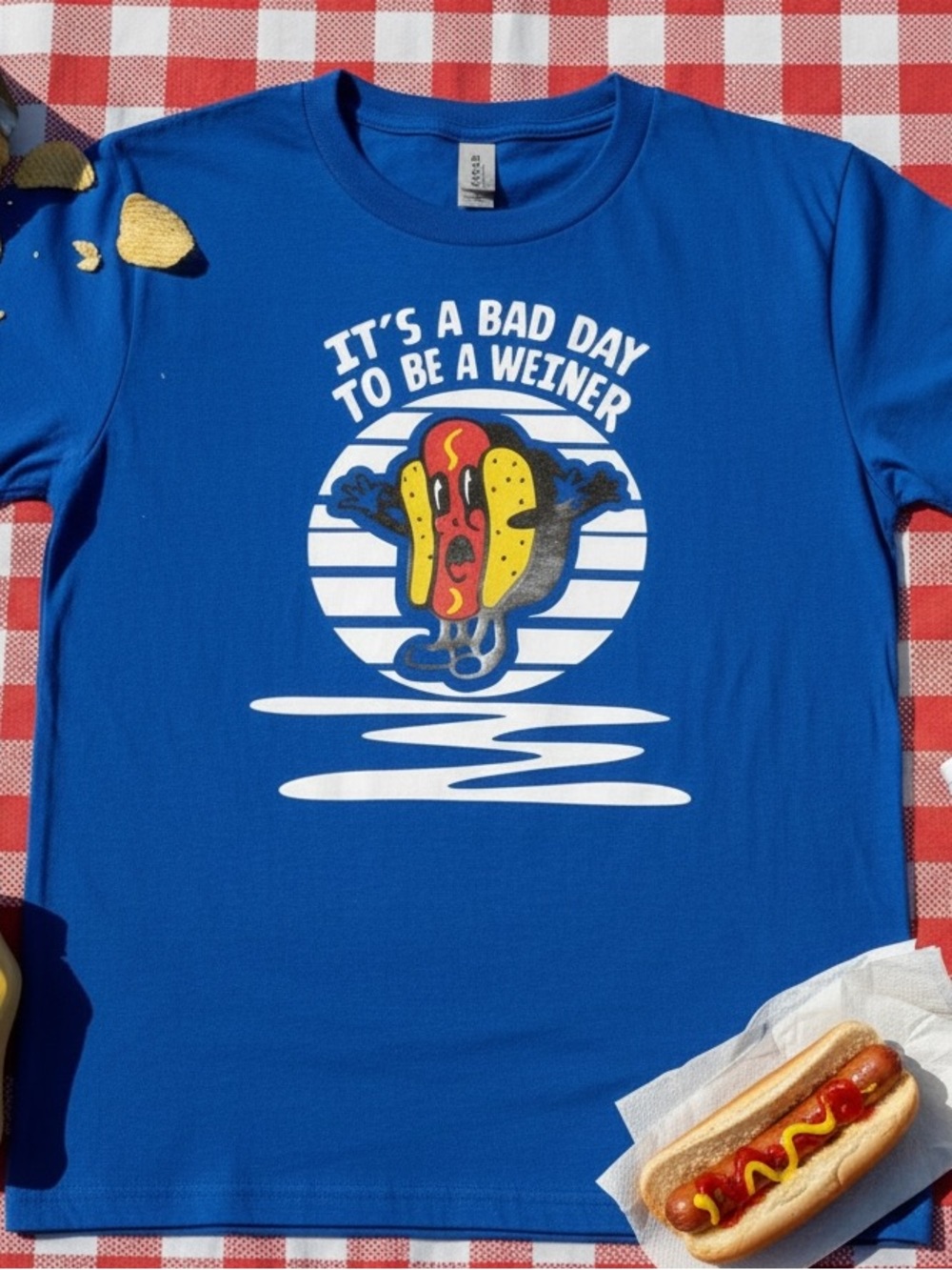 Bad Day Hot Dog Shirt - Picture 1 of 6